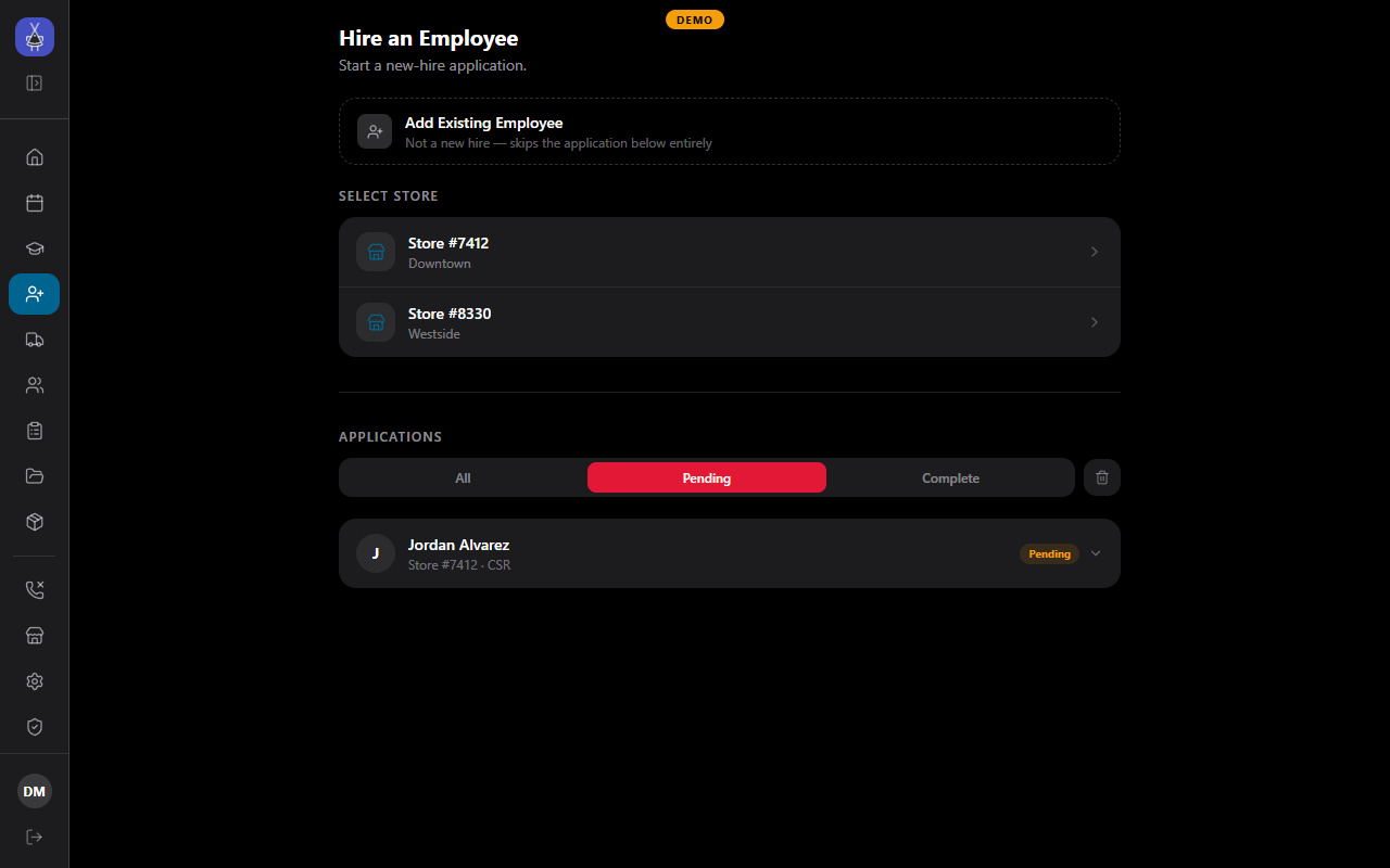 Hiring: applications waiting for review